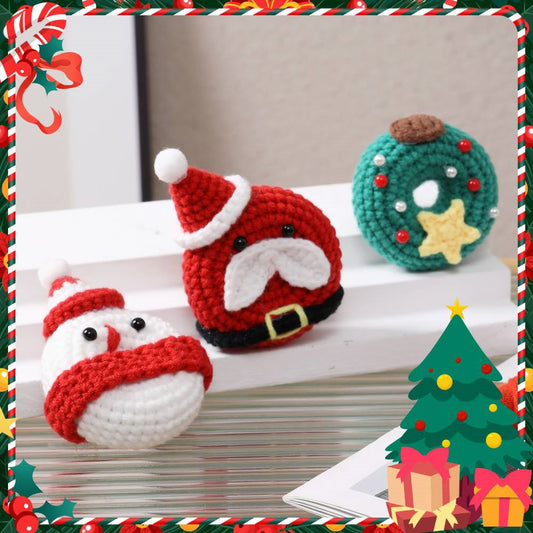 Christmas Donut DIY Crochet Kit for Beginners with Step-by-Step Video Tutorials Gifts for Adults and